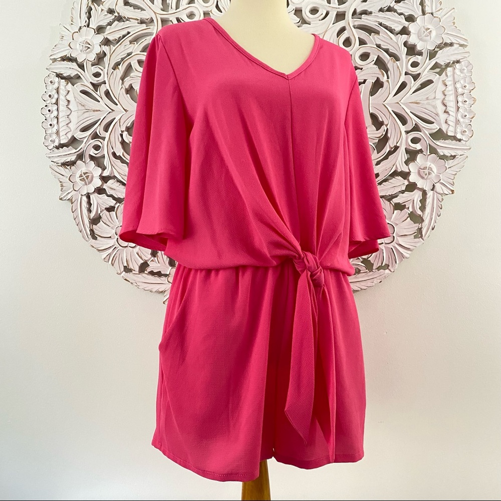 Hot Pink Romper